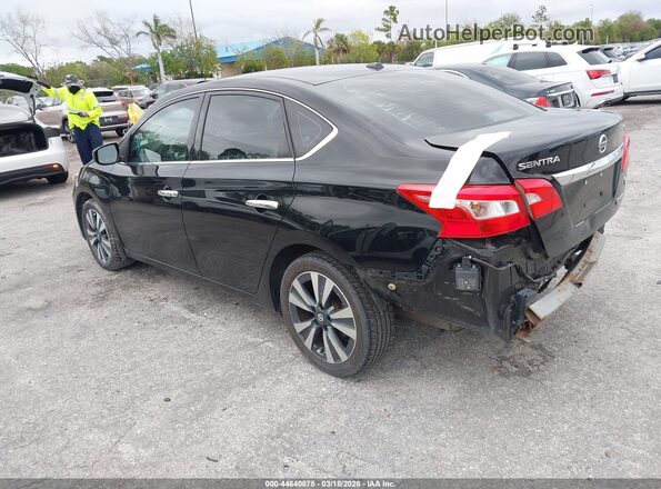 3N1AB7AP9KY218727 2019 NISSAN SENTRA Black Trasero izquierdo