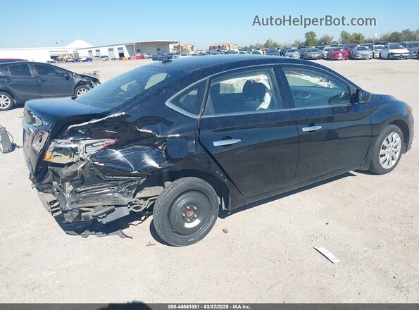 3N1AB7APXGL661098 2016 NISSAN SENTRA Black Задня права чверть