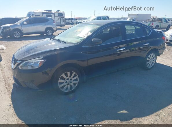 3N1AB7APXGL661098 2016 NISSAN SENTRA Black Передня ліва чверть