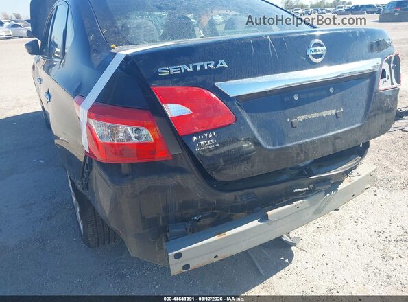 3N1AB7APXGL661098 2016 NISSAN SENTRA Black Вид спереду