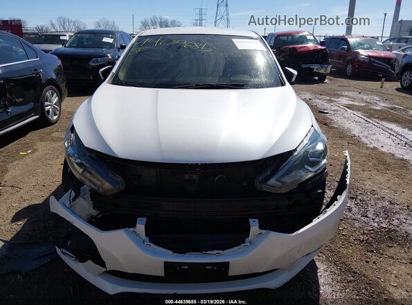 3N1AB7APXHY236730 2017 NISSAN SENTRA White Widok zestawu wskaźników
