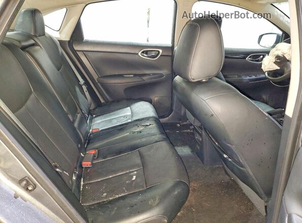 3N1AB7APXKY222026 2019 NISSAN SENTRA Silver Հետևի նստատեղերի տեսք