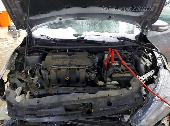 3N1AB7APXKY222026 2019 NISSAN SENTRA Silver Սալոնի հետևի տեսք