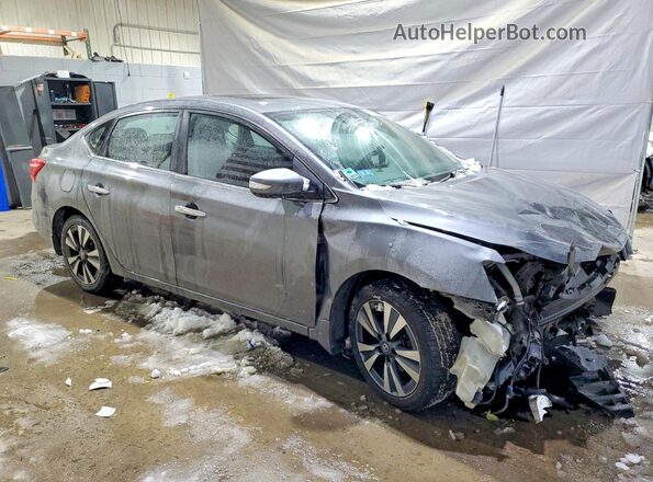 3N1AB7APXKY222026 2019 NISSAN SENTRA Silver Առջևի աջ
