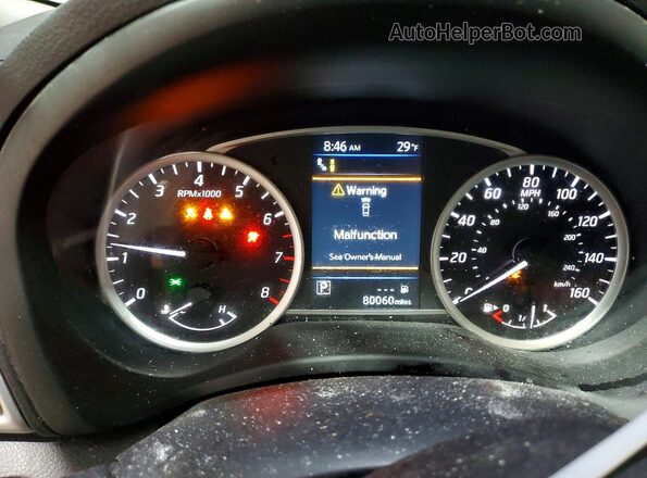 3N1AB7APXKY222026 2019 NISSAN SENTRA Silver Սարքավորումների վահանակի տեսք