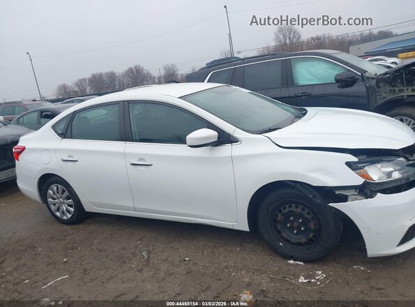 3N1AB7APXKY266933 2019 NISSAN SENTRA Белый Вид задней части салона