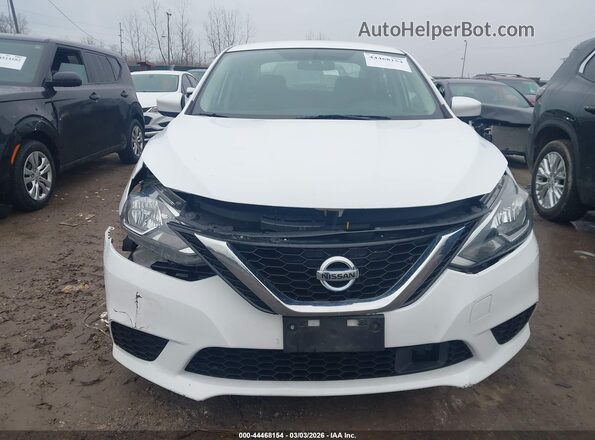3N1AB7APXKY266933 2019 NISSAN SENTRA Белый Вид щитка приборов