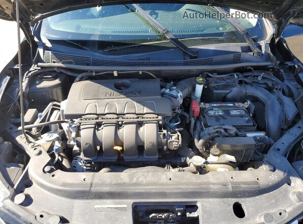 3N1AB7APXKY297597 2019 NISSAN SENTRA Black Rear interior view