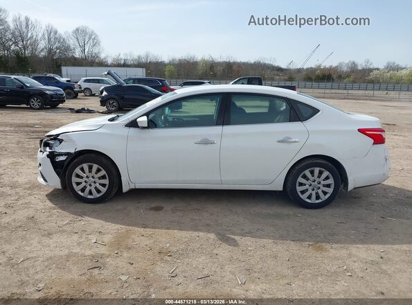 3N1AB7APXKY389857 2019 NISSAN SENTRA Белый 