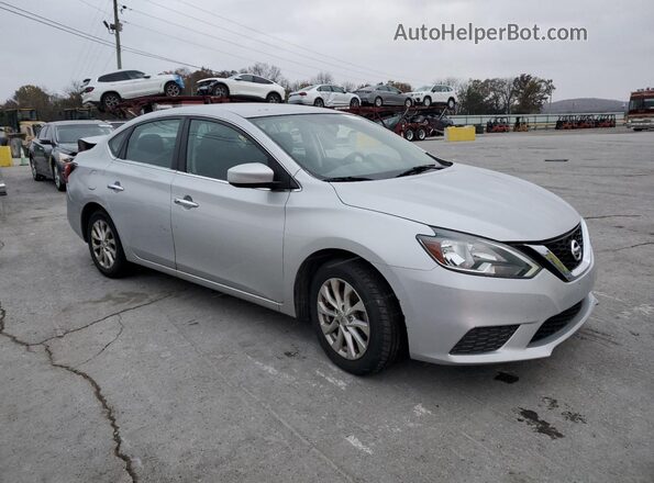 3N1AB7APXKY446638 2019 NISSAN SENTRA Silver 