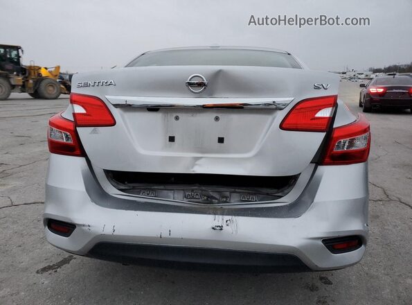 3N1AB7APXKY446638 2019 NISSAN SENTRA Silver 