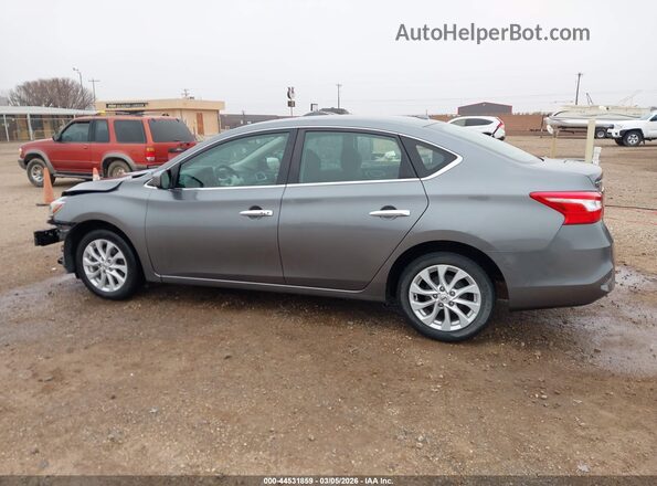 3N1AB7APXKY455324 2019 NISSAN SENTRA Gray 