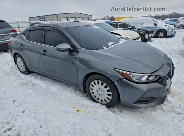 3N1AB8BV1MY262310 2021 NISSAN SENTRA Gray Delantero derecho