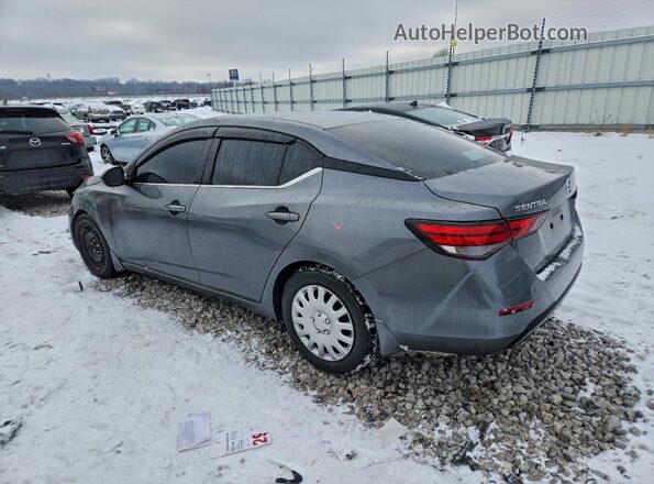 3N1AB8BV1MY262310 2021 NISSAN SENTRA Gray Trasero izquierdo