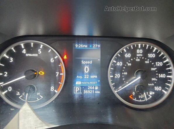3N1AB8BV1MY262310 2021 NISSAN SENTRA Gray Vista del cuadro de instrumentos