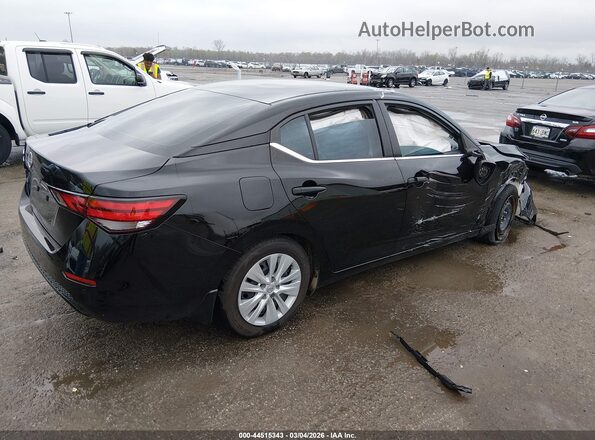 3N1AB8BV1RY295606 2024 NISSAN SENTRA Черный Задняя правая четверть