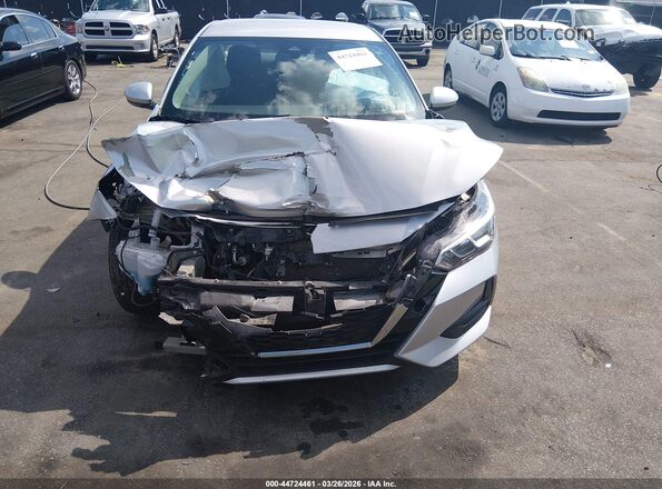 3N1AB8BV2MY242955 2021 NISSAN SENTRA Silver Dashboard view