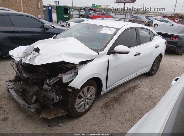 3N1AB8BV2SY224792 2025 NISSAN SENTRA White Առջևի ձախ երեք քառորդ տեսարան