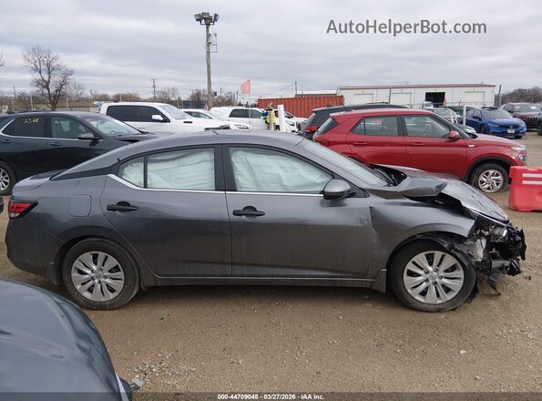 3N1AB8BV4SY350586 2025 NISSAN SENTRA Gray Widok wnętrza z tyłu