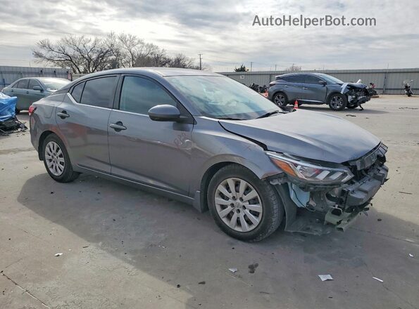 3N1AB8BV5MY259040 2021 NISSAN SENTRA Gray წინა მარჯვენა