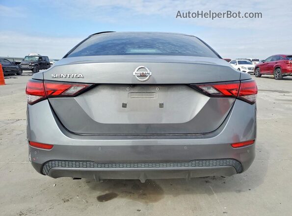 3N1AB8BV5MY259040 2021 NISSAN SENTRA Gray უკანა ხედი