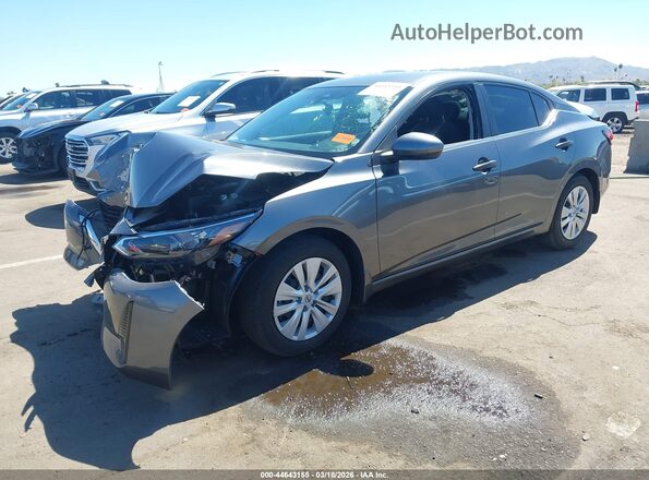 3N1AB8BV5SY408110 2025 NISSAN SENTRA Gray წინა მარცხენა ხედი სამი მეოთხედიდან