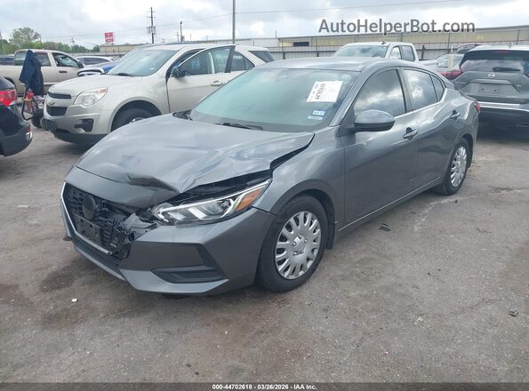 3N1AB8BV7MY315785 2021 NISSAN SENTRA Gray Vista tres cuartos delantera izquierda