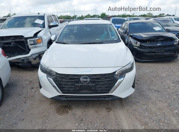 3N1AB8BV9SY211831 2025 NISSAN SENTRA White Սարքավորումների վահանակի տեսք