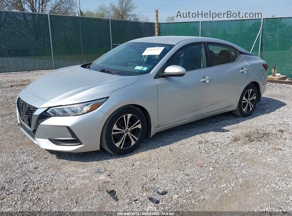 3N1AB8CV0LY235550 2020 NISSAN SENTRA Gray Առջևի ձախ երեք քառորդ տեսարան