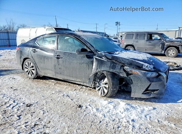 3N1AB8CV1MY244730 2021 NISSAN SENTRA Black Передня права чверть