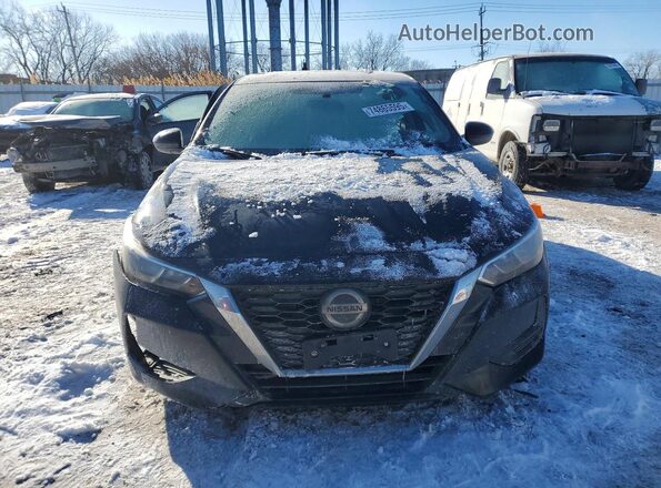 3N1AB8CV1MY244730 2021 NISSAN SENTRA Black Вид спереду