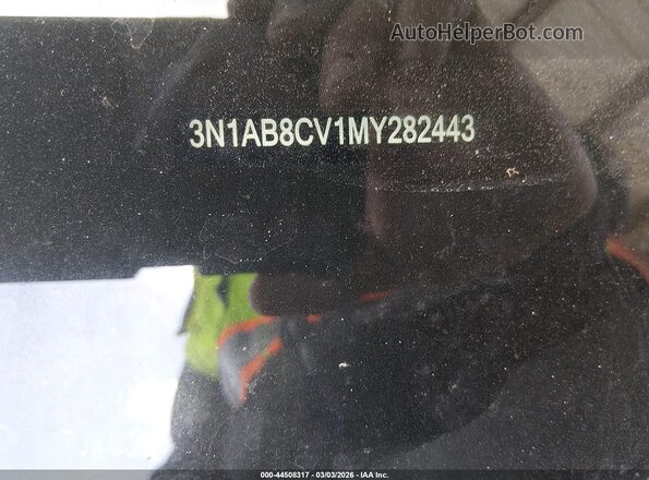 3N1AB8CV1MY282443 2021 NISSAN SENTRA Black Շարժիչի բաժամունքի տեսք