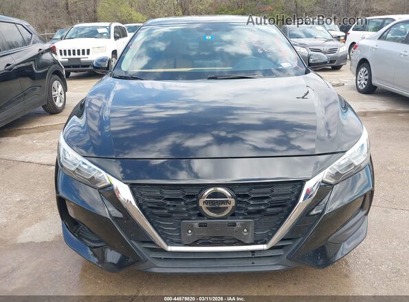 3N1AB8CV1MY291398 2021 NISSAN SENTRA Black Вид щитка приладів