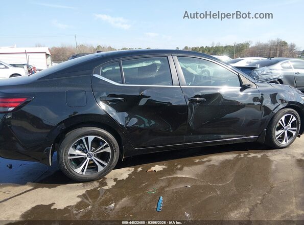 3N1AB8CV2MY234479 2021 NISSAN SENTRA Black უკანა სალონის ხედი