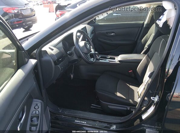 3N1AB8CV2MY234479 2021 NISSAN SENTRA Black წინა სალონის ხედი