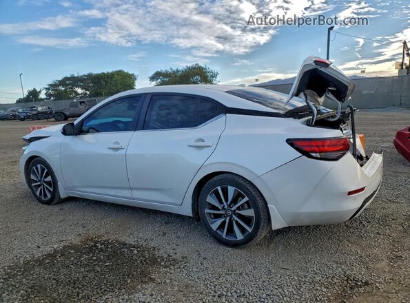 3N1AB8CV2MY247006 2021 NISSAN SENTRA White Trasero izquierdo