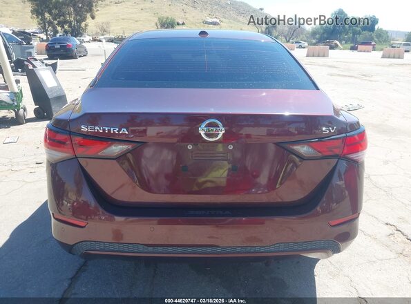 3N1AB8CV2NY212239 2022 NISSAN SENTRA Burgundy 