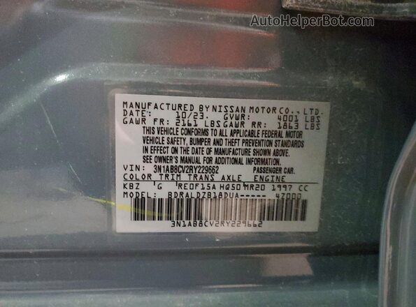 3N1AB8CV2RY229662 2024 NISSAN SENTRA Blue Vista del compartimento del motor