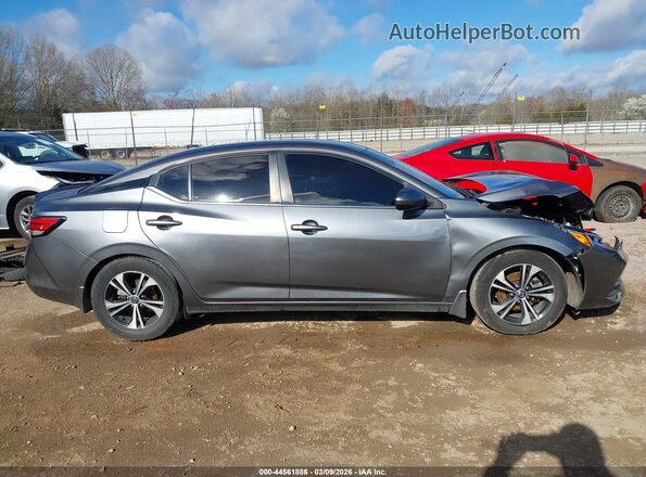 3N1AB8CV3MY259150 2021 NISSAN SENTRA Gray უკანა სალონის ხედი