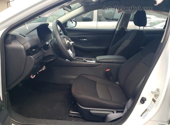 3N1AB8CV3SY391144 2025 NISSAN SENTRA White Widok wnętrza z przodu