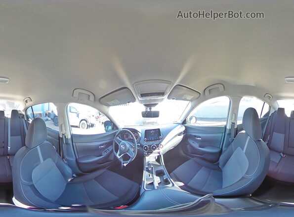 3N1AB8CV4MY277754 2021 NISSAN SENTRA Silver VIN კოდის სტიკერის ხედი