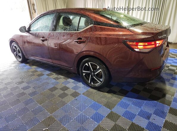 3N1AB8CV4SY306814 2025 NISSAN SENTRA Burgundy Հետևի ձախ