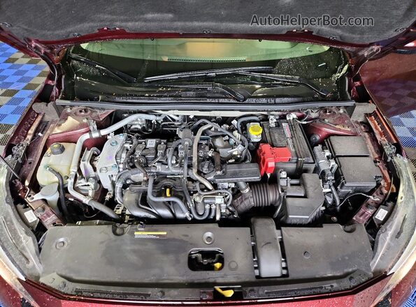 3N1AB8CV4SY306814 2025 NISSAN SENTRA Burgundy Սալոնի հետևի տեսք