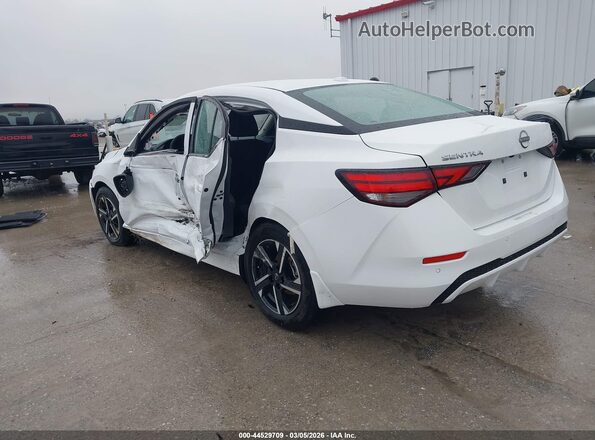 3N1AB8CV4SY411191 2025 NISSAN SENTRA Белый Задняя левая четверть
