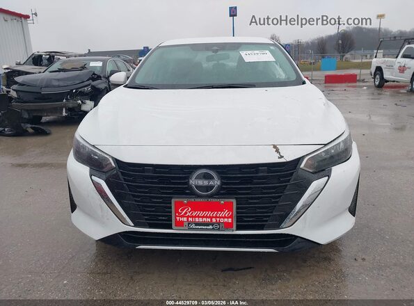 3N1AB8CV4SY411191 2025 NISSAN SENTRA Белый Вид щитка приборов