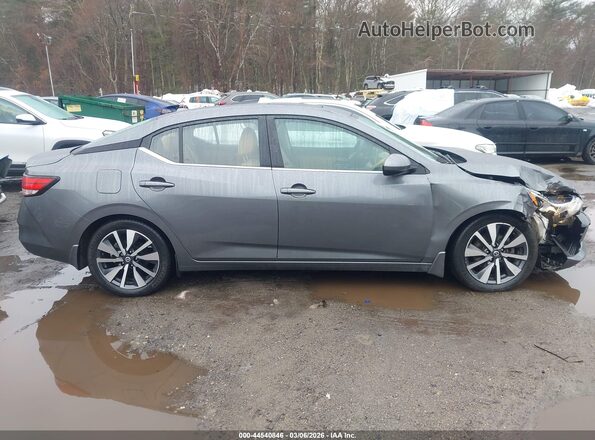 3N1AB8CV5MY218731 2021 NISSAN SENTRA Gray Սալոնի հետևի տեսք