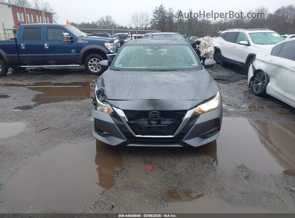 3N1AB8CV5MY218731 2021 NISSAN SENTRA Gray Սարքավորումների վահանակի տեսք