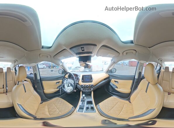 3N1AB8CV6MY227048 2021 NISSAN SENTRA Серый Панорамный вид салона 360°