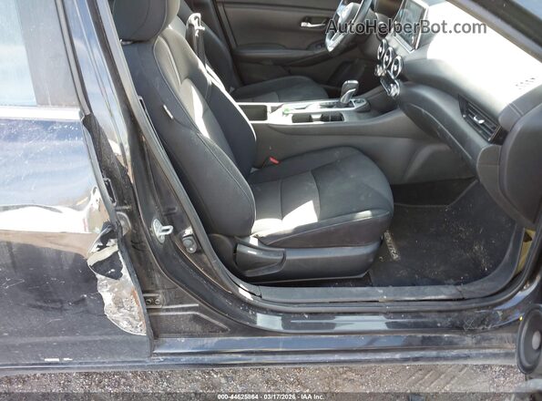 3N1AB8CV6MY256159 2021 NISSAN SENTRA Черный Вид салона спереди