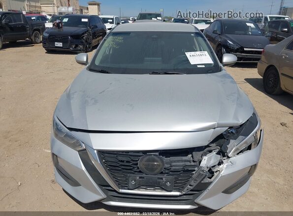 3N1AB8CV6PY324366 2023 NISSAN SENTRA Silver Instrument cluster view